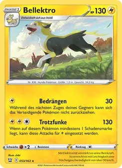 Bellektro, Karte 53 aus Kampfstile