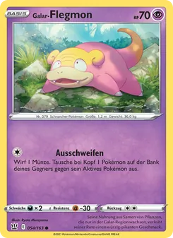 Galar-Flegmon, Karte 54 aus Kampfstile