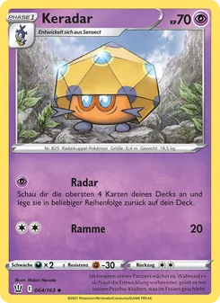 Keradar, Karte 64 aus Kampfstile