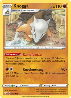 Knogga, Karte 70 aus Kampfstile