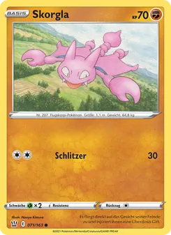Skorgla, Karte 71 aus Kampfstile
