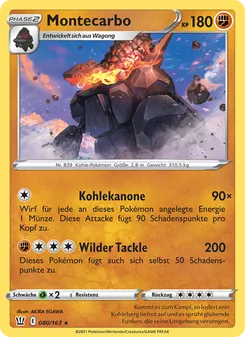 Montecarbo, Karte 80 aus Kampfstile