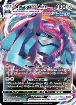 Metagross VMAX, Karte 113 aus Schaurige Herrschaft
