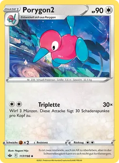 Porygon2, Karte 117 aus Schaurige Herrschaft