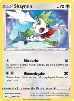 Shaymin, Karte 123 aus Schaurige Herrschaft