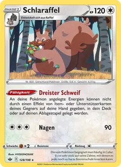 Schlaraffel, Karte 128 aus Schaurige Herrschaft
