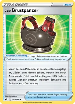 Galar-Brustpanzer, Karte 141 aus Schaurige Herrschaft