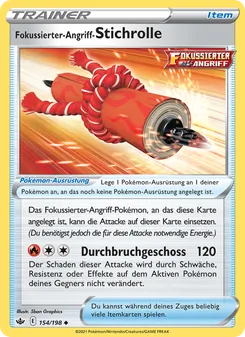 Fokussierter-Angriff-Stichrolle, Karte 154 aus Schaurige Herrschaft