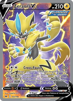 Zeraora V, Karte 165 aus Schaurige Herrschaft