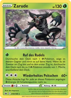 Zarude, Karte 19 aus Schaurige Herrschaft