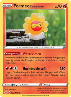 Formeo Sonnenform, Karte 22 aus Schaurige Herrschaft
