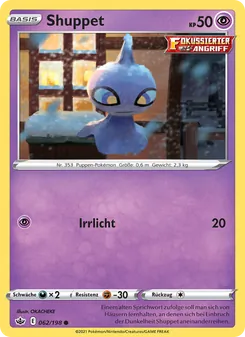 Shuppet, Karte 62 aus Schaurige Herrschaft