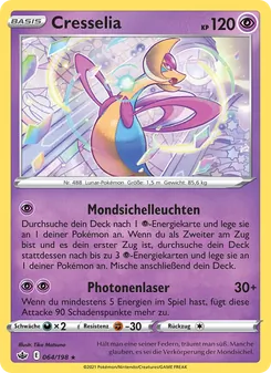 Cresselia, Karte 64 aus Schaurige Herrschaft