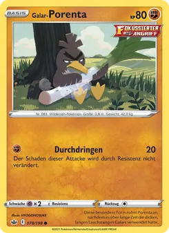 Galar-Porenta, Karte 78 aus Schaurige Herrschaft