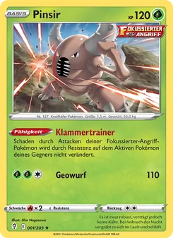 Pinsir, Karte 1 aus Drachenwandel