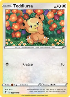 Teddiursa, Karte 126 aus Drachenwandel