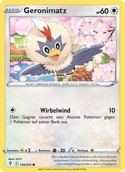 Geronimatz, Karte 136 aus Drachenwandel