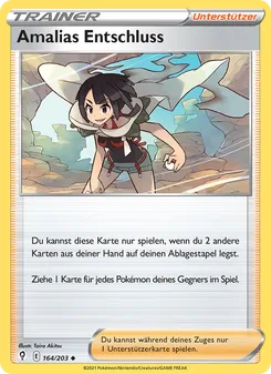 Amalias Entschluss, Karte 164 aus Drachenwandel