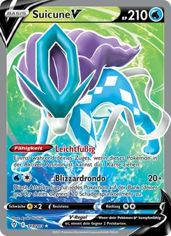 Suicune V, Karte 173 aus Drachenwandel