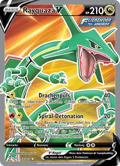 Rayquaza V, Karte 193 aus Drachenwandel