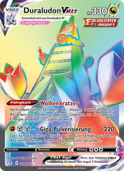 Duraludon VMAX, Karte 219 aus Drachenwandel