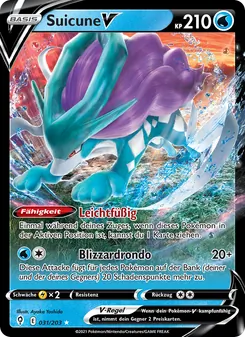 Suicune V, Karte 31 aus Drachenwandel