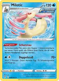 Milotic, Karte 38 aus Drachenwandel