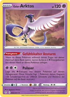 Galar-Arktos, Karte 63 aus Drachenwandel