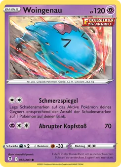 Woingenau, Karte 66 aus Drachenwandel