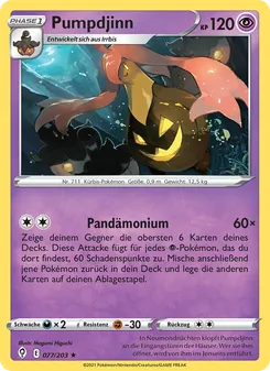 Pumpdjinn, Karte 77 aus Drachenwandel