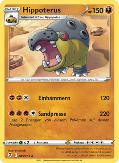 Hippoterus, Karte 85 aus Drachenwandel