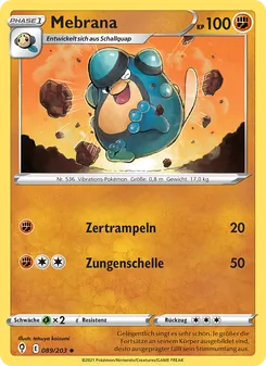Mebrana, Karte 89 aus Drachenwandel