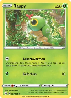 Raupy, Karte 1 aus Fusionsangriff