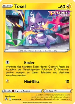 Toxel, Karte 106 aus Fusionsangriff