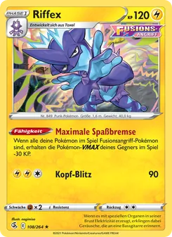 Riffex, Karte 108 aus Fusionsangriff