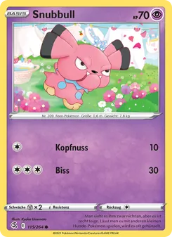 Snubbull, Karte 115 aus Fusionsangriff