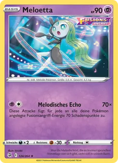 Meloetta, Karte 124 aus Fusionsangriff