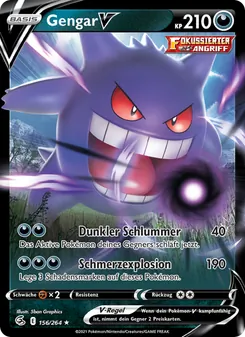 Gengar V, Karte 156 aus Fusionsangriff