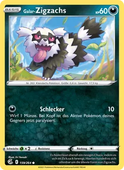 Galar-Zigzachs, Karte 159 aus Fusionsangriff