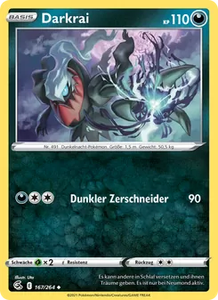 Darkrai, Karte 167 aus Fusionsangriff