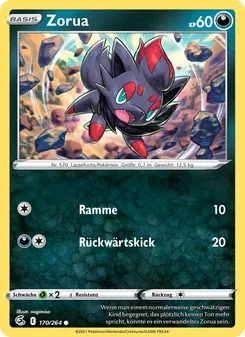Zorua, Karte 170 aus Fusionsangriff