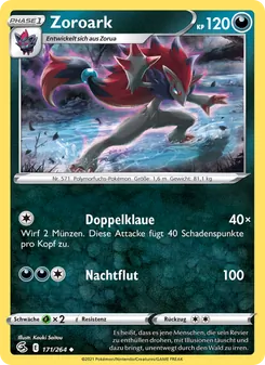 Zoroark, Karte 171 aus Fusionsangriff