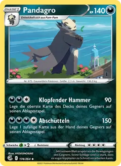 Pandagro, Karte 174 aus Fusionsangriff