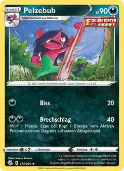 Pelzebub, Karte 177 aus Fusionsangriff