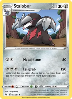 Stalobor, Karte 183 aus Fusionsangriff