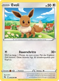 Evoli, Karte 205 aus Fusionsangriff