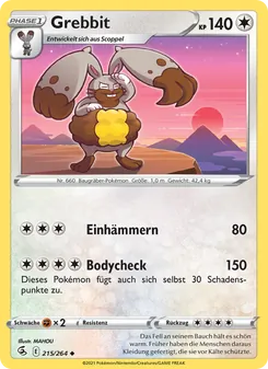 Grebbit, Karte 215 aus Fusionsangriff