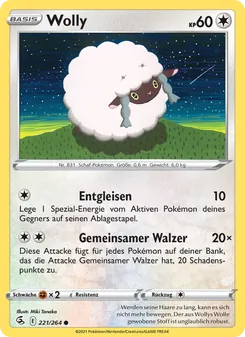 Wolly, Karte 221 aus Fusionsangriff
