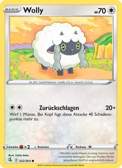 Wolly, Karte 222 aus Fusionsangriff