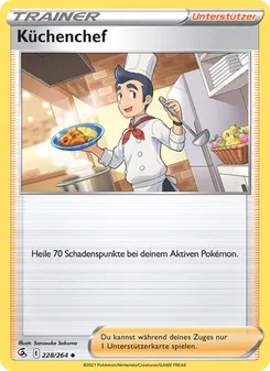 Küchenchef, Karte 228 aus Fusionsangriff